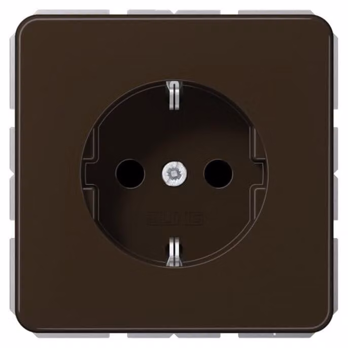 Jung SCHUKO presa di corrente marrone CD 1520 BR