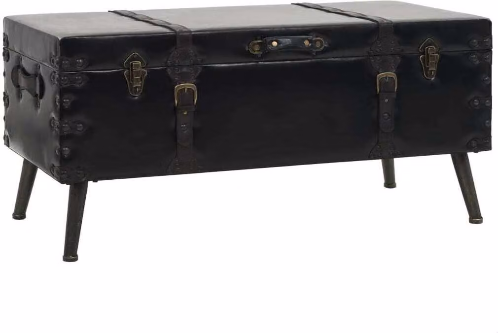 Tavolino The Living Store in MDF e acciaio 102 x 51 x 48 cm