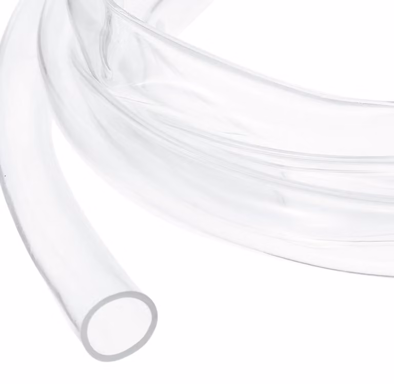 Tubo in PVC trasparente, 16x20 mm, lunghezza 1,85 metri, flessibile