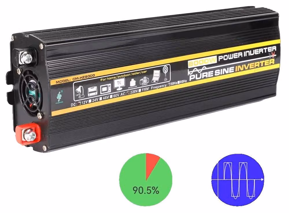 Inverter a onda sinusoidale pura, potenza di picco 8000W, uscita 220V, 8000W