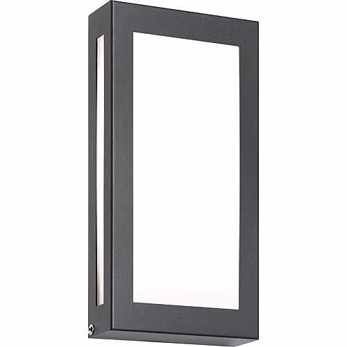 CMD 119/LED BM Applique in acciaio inox antracite IP44 LED 3000K bianco caldo con rilevatore di movimento