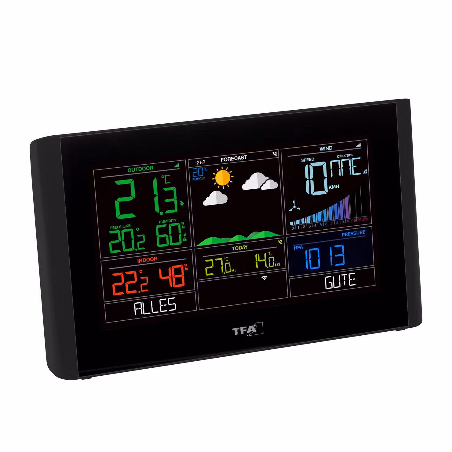 TFA Dostmann VIEW BREEZE 35.8001.01 Stazione meteo WLAN Previsioni da 12 a 24 ore (35.8001.01)