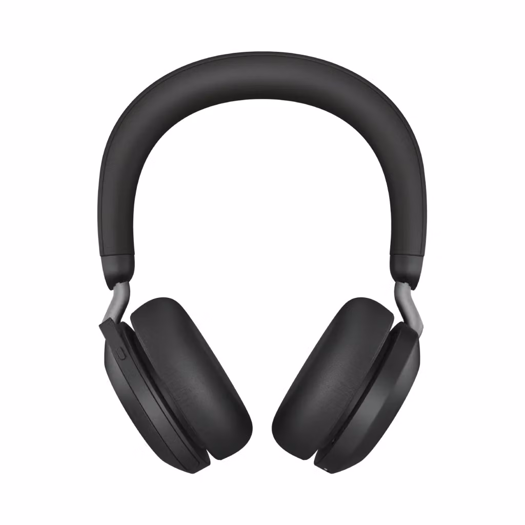 Jabra Evolve2 75 Auricolare Wireless Over-Ear Bluetooth con Base di Ricarica USB-C Nero – 2