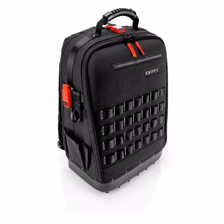 Knipex 00 21 50 LE Zaino Portautensili Modulare X18 Nero con Sistema MOLLE FIDLOCK e 37 Tasche – 2