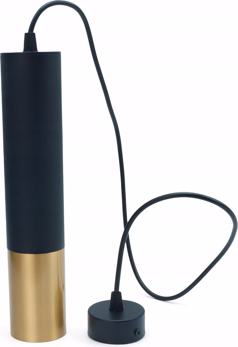 Lampada a sospensione Circus GU10 nera e oro ID-6029 Idealed