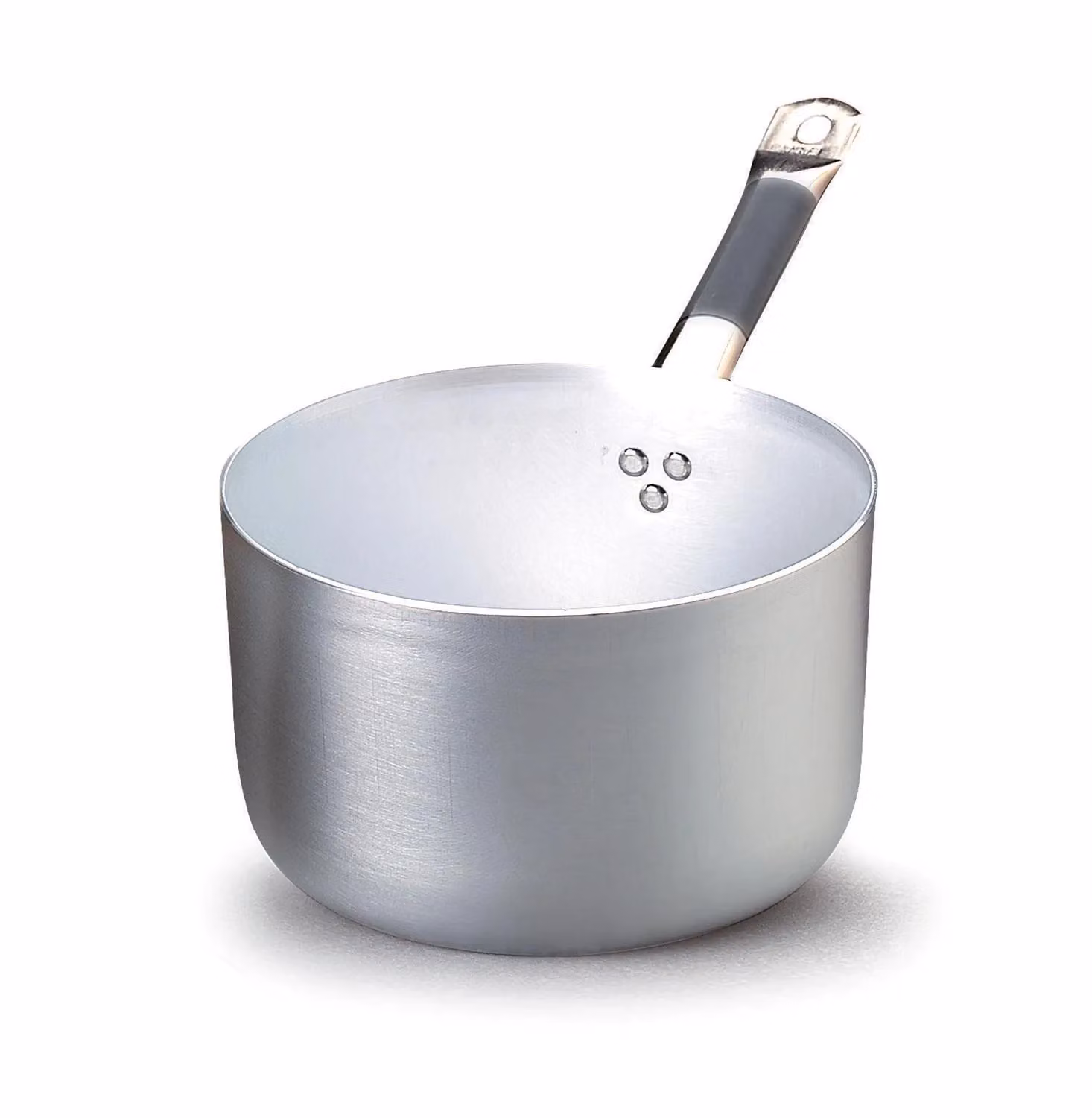 Casseruola Alta in Alluminio per induzione con un manico in acciaio inox, spessore 3 mm, diam. 16cm
