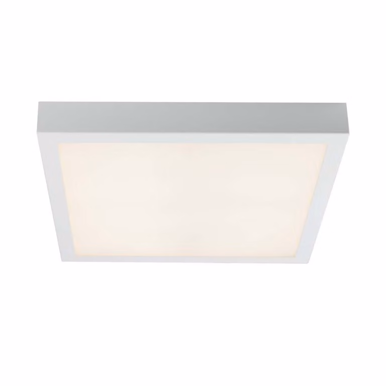 Plafoniera LED quadrata NOMI bianca 32W, bianco caldo 2934 lm, alluminio, dimensioni: 5x42x42 cm, IP20, Shilo
