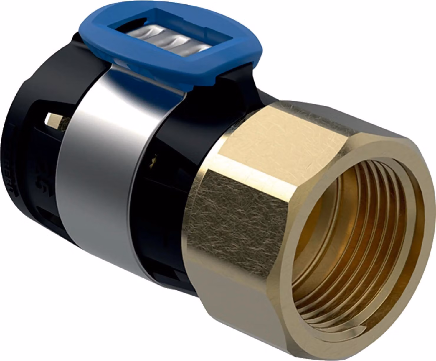 Geberit GE FlowFit, raccordo, IG SiBr, d25 mm, Rp1, 1 pz.