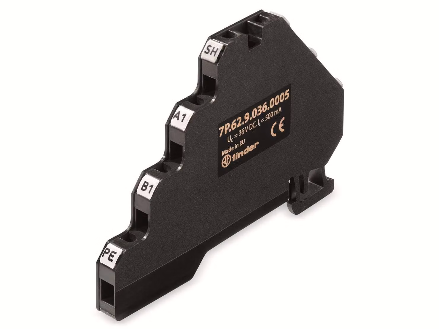 Finder 7P.62.9.009.0485 7P.62.9.009.0485 Scaricatore di sovratensioni Protezione da sovratensioni per: Quadro di distribuzione 1 pz. (