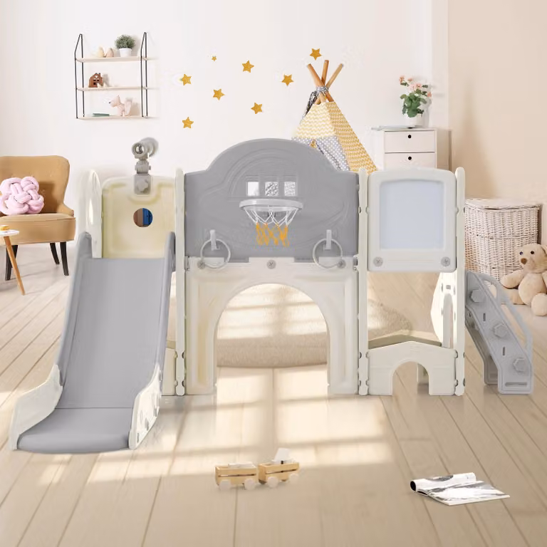 Set per scivolo - Giocattolo da esterno - Set per arrampicata - Giocattoli per l'esterno - Set giochi per il giardino -