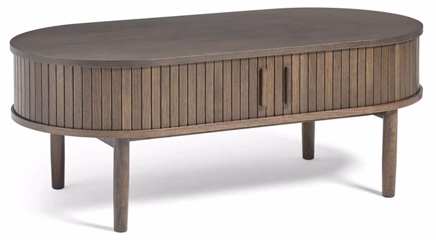 Selsey Meta - Tavolino, legno di quercia scuro, 120 cm