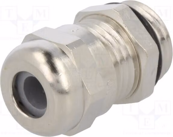 1 x Raccordo per cavo PG7, materiale: ottone, codice prodotto: 1.609.0700.15, grado di protezione IP68