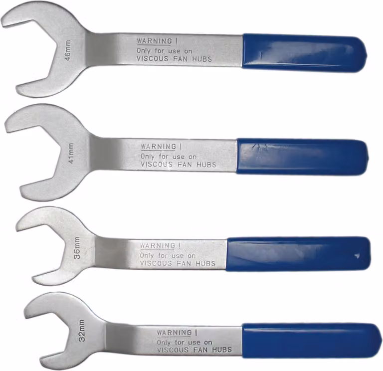 SW acciaio 00126L Set di chiavi per mozzi di ventilatori 4 pz. 32-36-41-46 mm