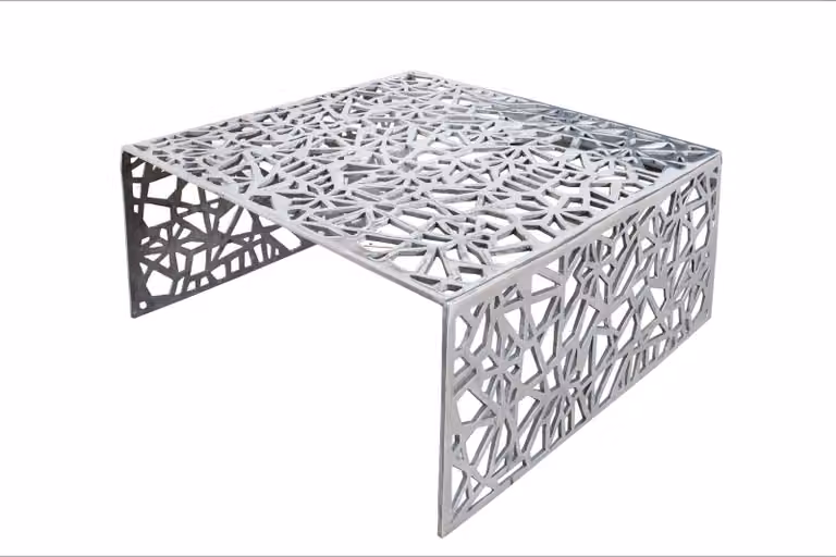 Tavolino da caffè 60 cm, colore argento, design moderno, ideale per il soggiorno. ACQUISTA ORA