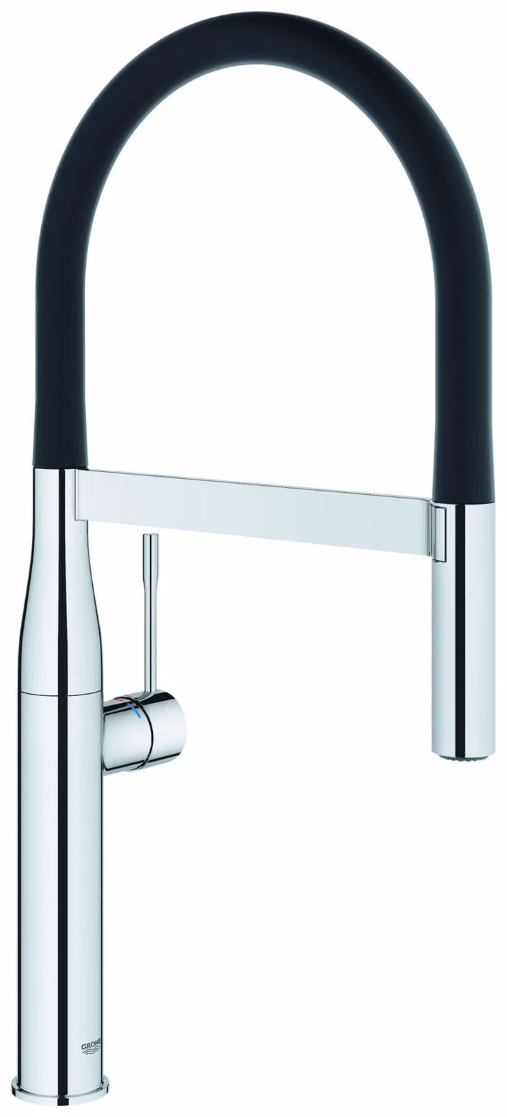 GROHE Essence Mitigeur monocommandé pour évier, saillie 240mm, douchette professionnelle avec flexible, orientable, MagneticDocking, 30503000, 30503000