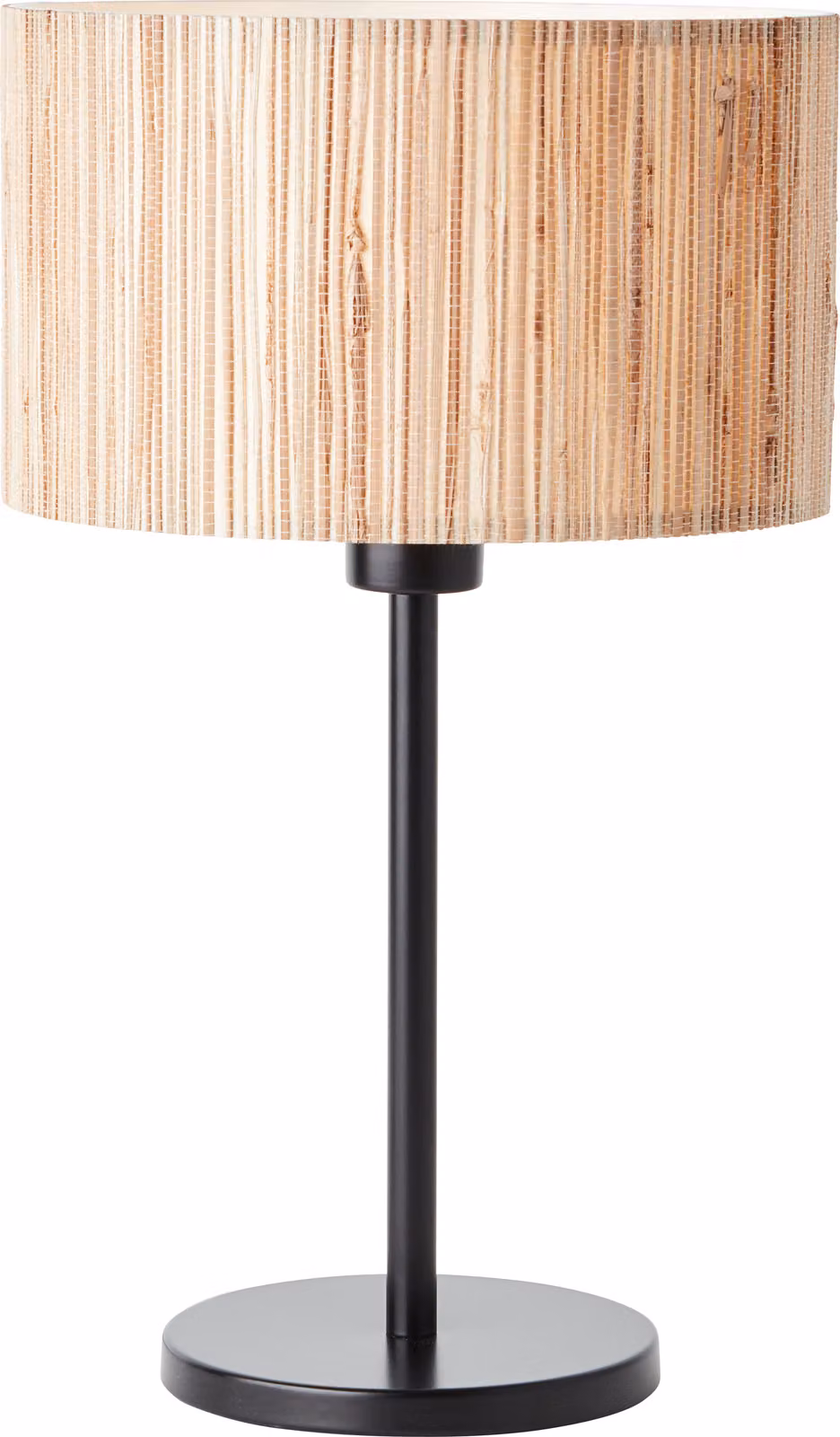Lampada da tavolo BRILLIANT Wimea nero/naturale 93107/76