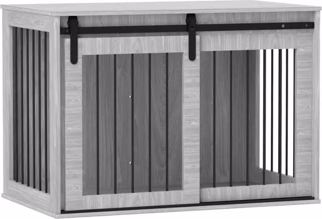 Trasportino per cani Xylo con porta scorrevole grigio L: 98 cm, P: 58 cm, H: 61 cm