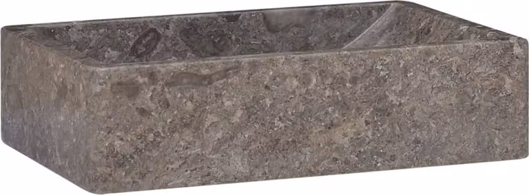 Lavello 45x30x12 cm Marmo Lucido Grigio
