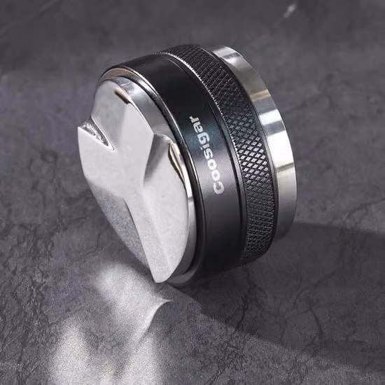 Distributore di Caffè e Stampatore 58 mm - Tamper per Espresso a Mano Professionale per Portafiltro E61