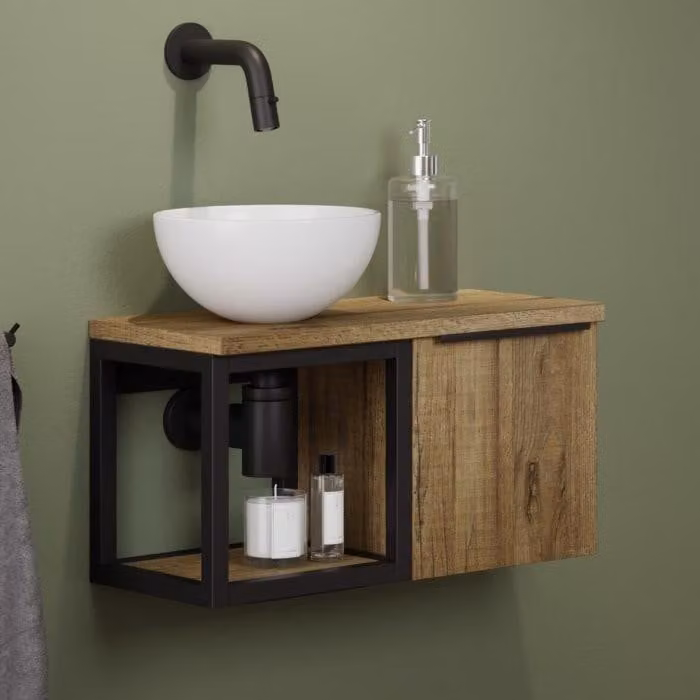 Lavabo della collezione Giulia con mobile sottolavabo da 50 cm