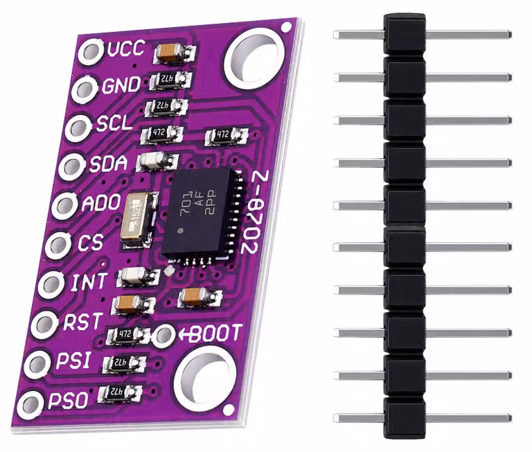 Modulo sensore a 9 assi BNO080, IMU a 9 gradi di libertà (9DOF) per Arduino