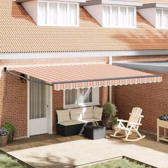Tenda retrattile Multicolore 450 × 300 cm 3330937