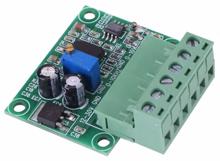Modulo convertitore di frequenza in tensione per PLC e inverter di frequenza