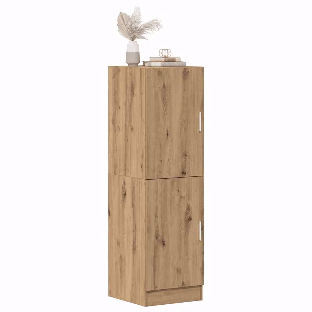 Armadietto da cucina moderno vidaXL in legno marrone con ante a battente L/P/H: 38 x 41,5 x 131,5 cm