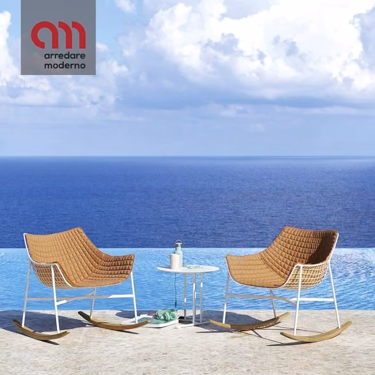 Poltrona Dondolo lounge Summer Set Varaschin