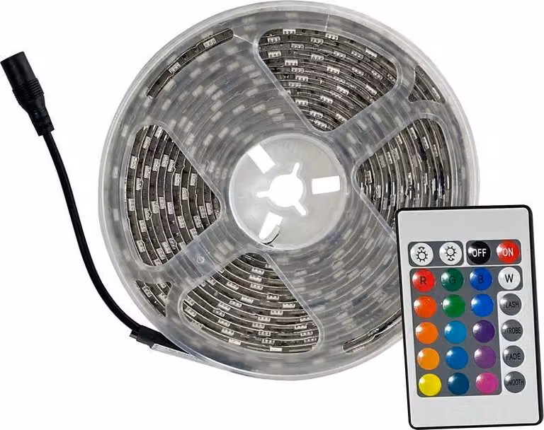 Apparecchio di illuminazione Strend Pro, striscia luminosa LED, LED, RGB, 18W, colorato