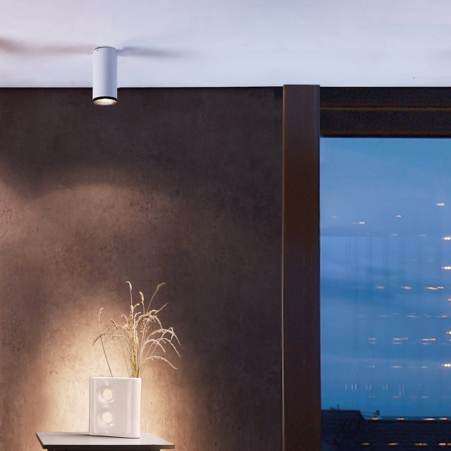 Deko-Light Plafoniera a LED Lucea 6, dimmerabile, Bianco / Opale, Soggiorno / Sala da pranzo, Alluminio, Moderno, Plafoniera LED