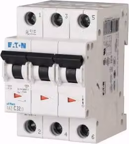 Interruttore differenziale Eaton, 15 A, 3 poli, caratteristica: B 278846