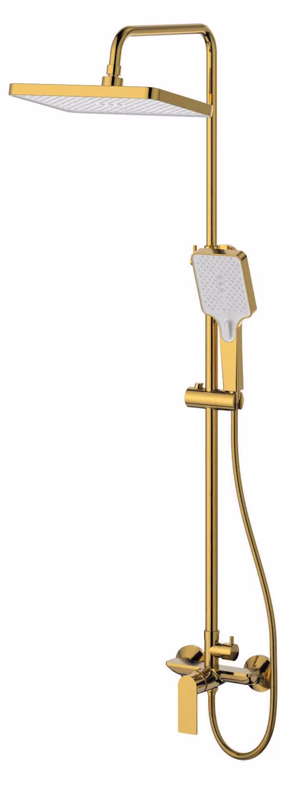 Colonna doccia con miscelatore MIXXUS PREMIUM ALEX 003J, finitura oro spazzolato