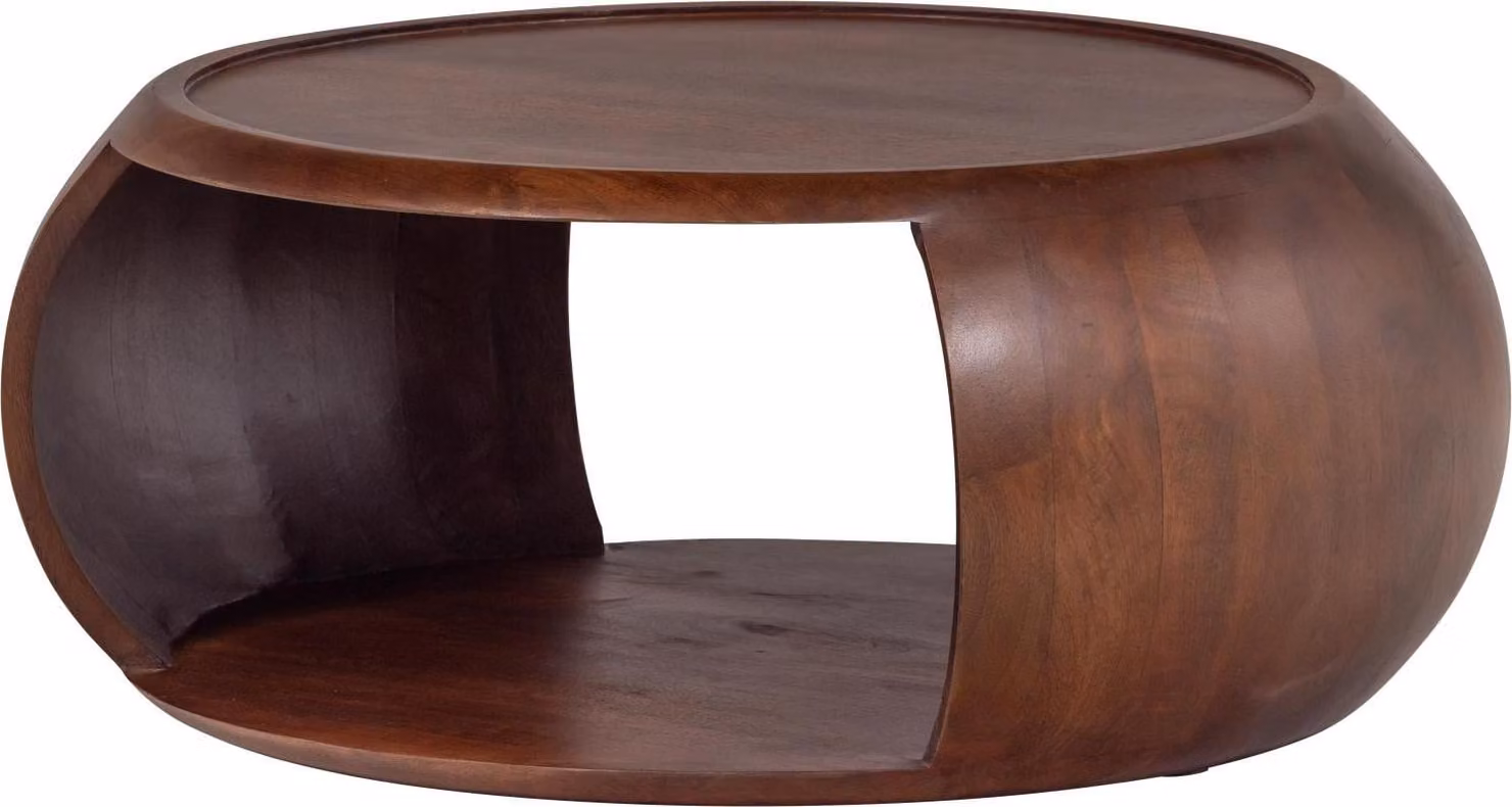 Tavolino Cole in legno di mango marrone