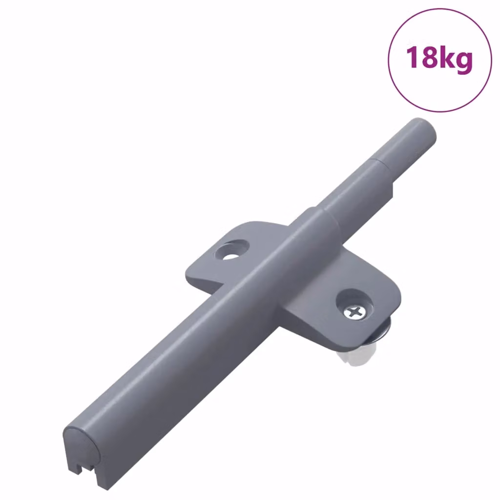 Smorzatore a Chiusura Morbida vidaXL Grigio Opaco L/P/H: 12,5 x 4,7 x 1,5 cm – 2