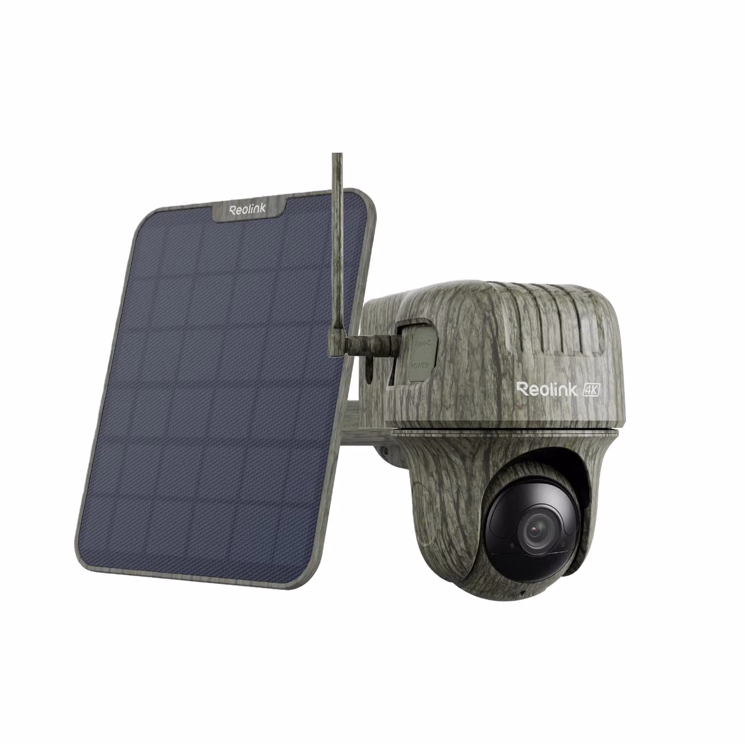 Reolink Go ranger PT+pannello solare, telecamera di sicurezza 4K 8MP 4G LTE a batteria PT natura e natura, rilevamento animali, visione a 360°, visione notturna no-glow, audio a 2 vie