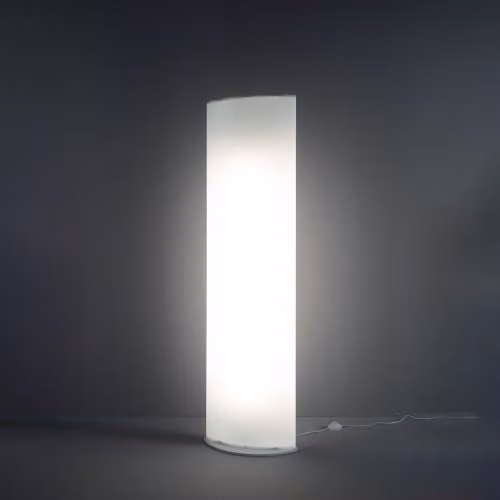 Piantana Moderna Polilux ® Bianco Materie Plastiche 1 Luce Led 18W 3000K