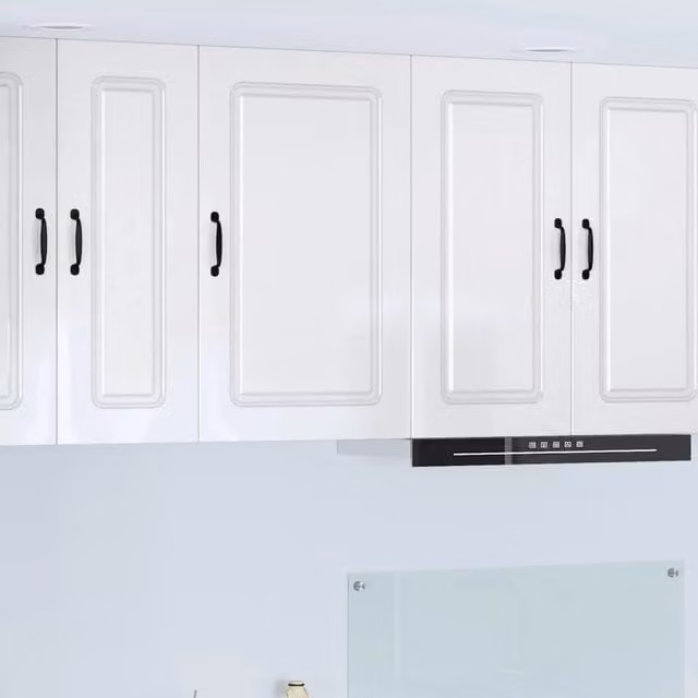 Pensile da cucina moderno vidaXL bianco lucido con ripiani interni L 50 x P 31 x H 80 cm