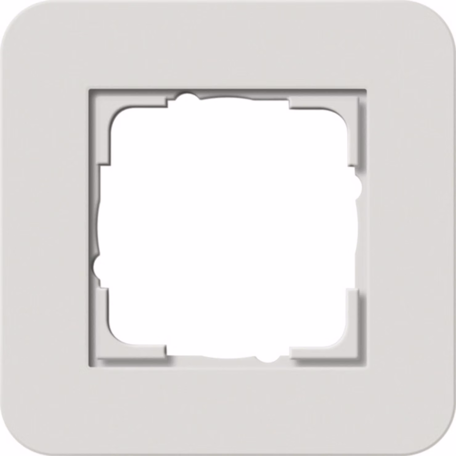 Telaio di copertura GIRA 1gang grigio chiaro/antracite 0211421 (0211421)