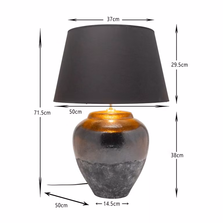 KARE Lampada da terra Luma, Blu, Soggiorno / Sala da pranzo, Tessuto / Stoffa / Seta, Scandinavo, Lampada da terra