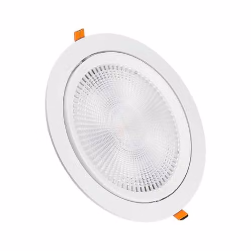 V-TAC Faretto LED Chip Samsung da Incasso Rotondo 30W Inclinabile Colore Bianco 6400K