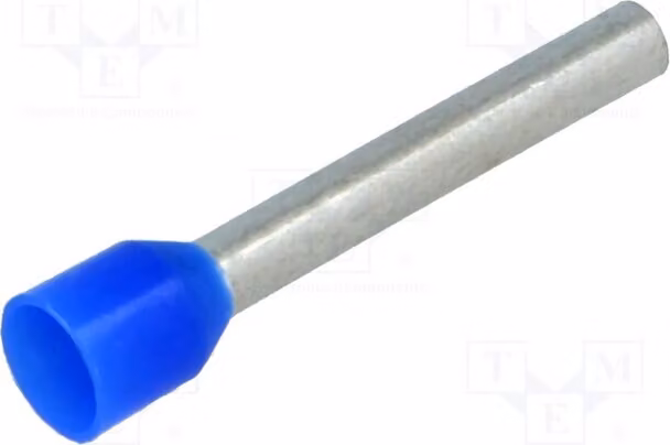 50 connettori a crimpare: guaina isolante, rame. Isolamento: 18 mm. Modello BM 00507, tipo occhiello per cavi