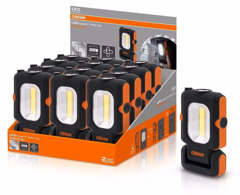 Lampada portatile a LED OSRAM 140Im, 3,3 W, lampada da lavoro e da ispezione