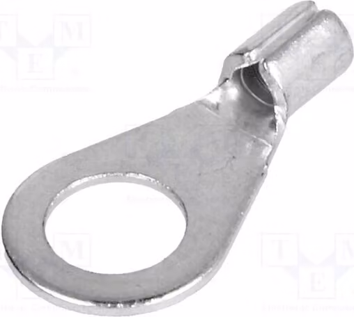 10 connettori a crimpare a forma di anello, per cavi da 1,5 a 2,5 mm², con vite M6, adatti per cavi isolati BM 01231