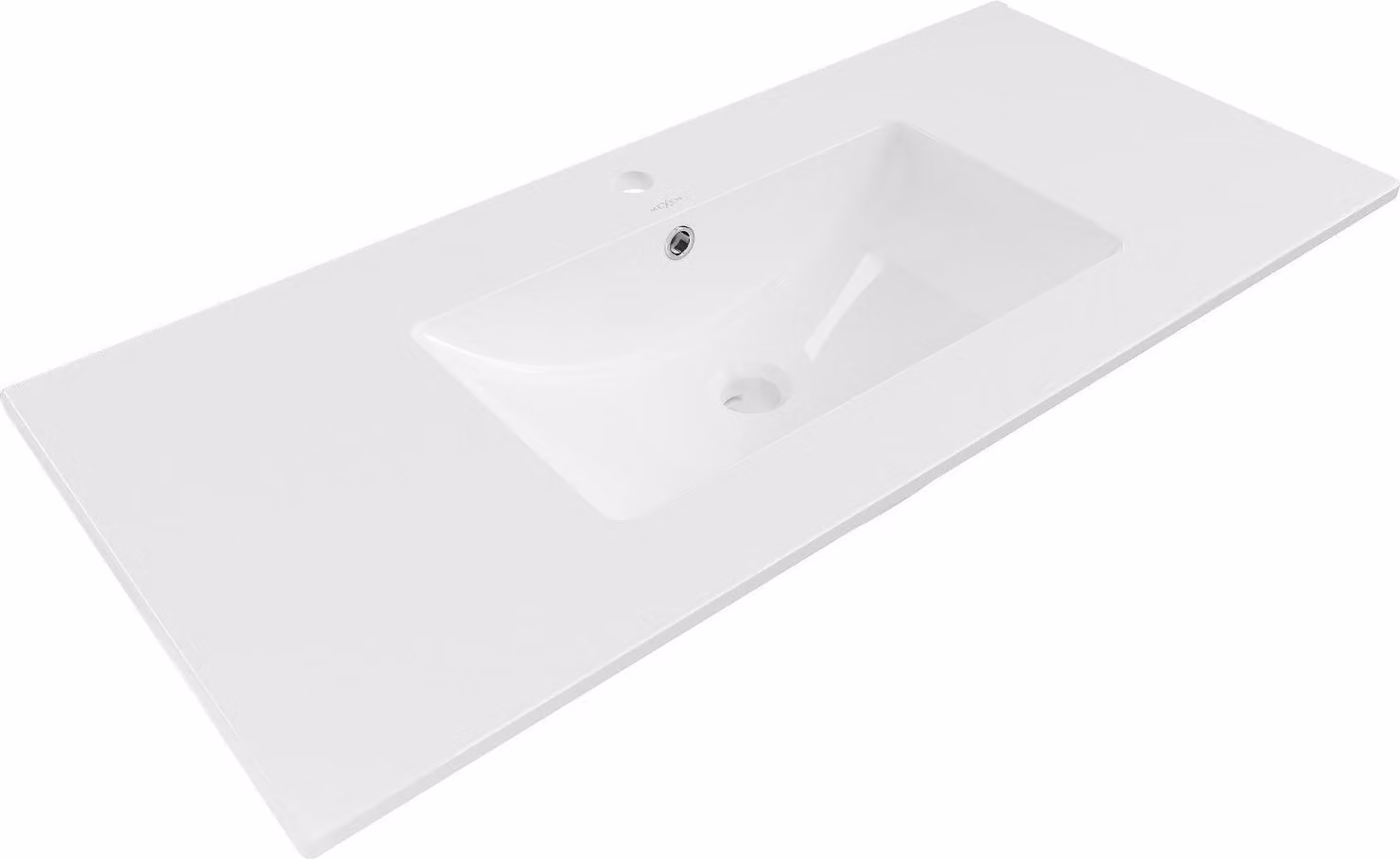 Mexen Atena lavabo da incasso in piano 101 x 46 cm, bianco - 25011000