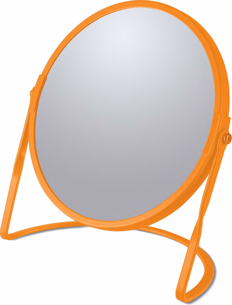 Specchio per il trucco Spirella, specchio cosmetico, specchio da bagno "Akira", ingrandimento 5x