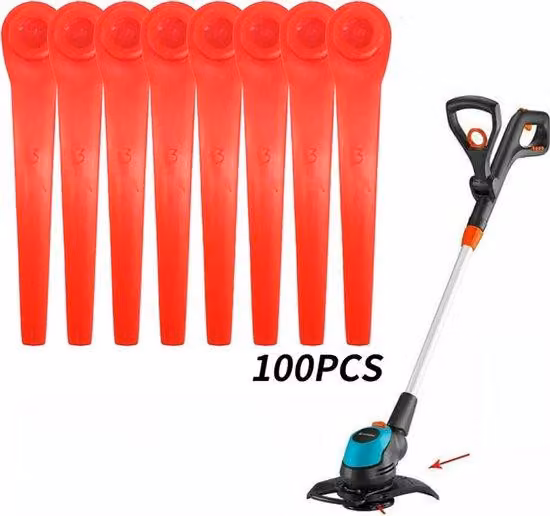 Lame di ricambio in plastica per tosaerba, misura adatta per Gardena Easycut Li-18/23 R
