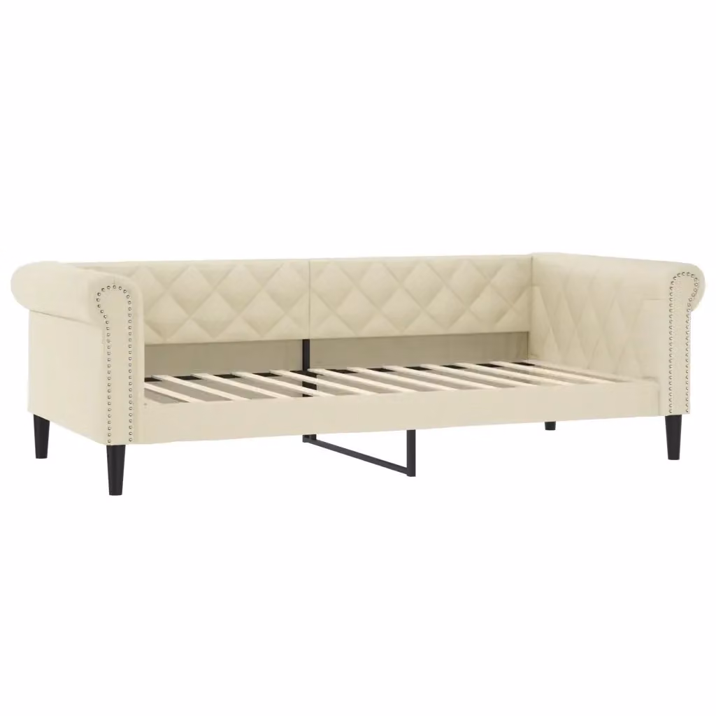 Letto da giorno beige in similpelle vidaXL L/P/H: 200 x 80 x 68 cm – 2