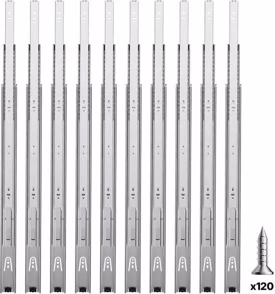 10 pali di supporto per recinzioni da giardino, altezza 24 pollici, con giunti a scatto, capacità di carico di 100 libbre