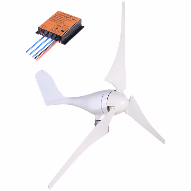 Turbina eolica VEVOR, kit generatore eolico da 400 W 12 V, regolatore di carica a 3 pale, generatore eolico, generatore eolico per integrazione di potenza
